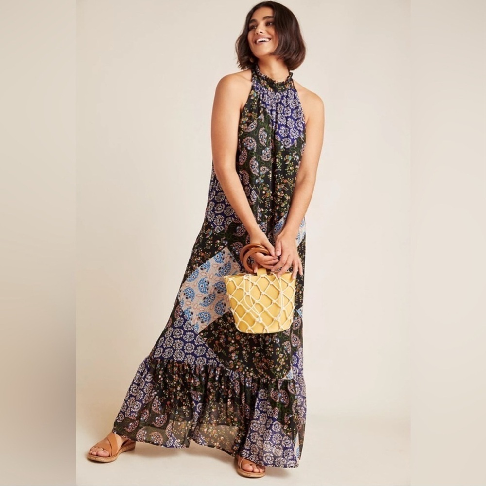 Anthropologie Maeve Katrina Maxi Dress XS